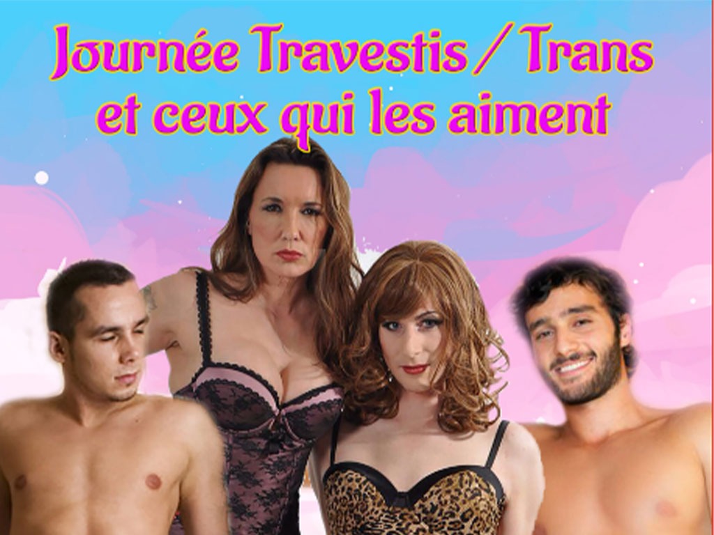 affiche événements à l'oasis club sauna Club Libertin Lyon journée Transgenres Travesties